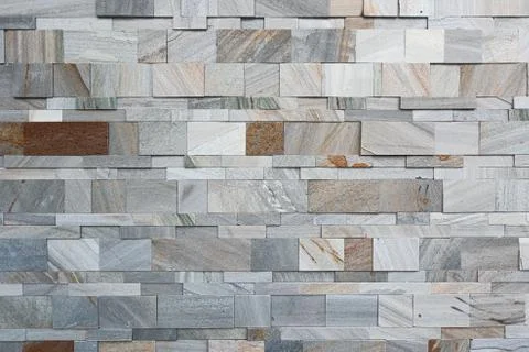 Split modern artificial grey marble wall texture Foto stock