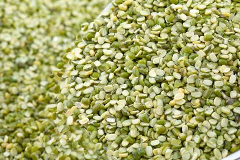 Split Mung Bean Lentils Stock Photos