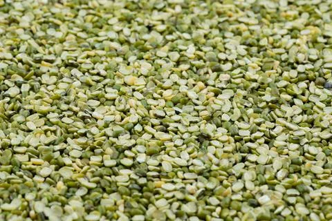 Split Mung Bean Lentils Stock Photos