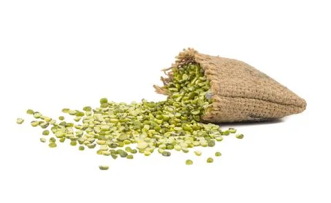 Split Mung Bean Lentils Stock Photos