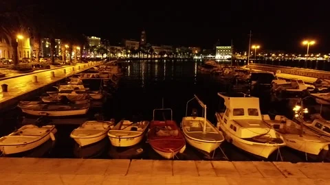 Split at night 02 Stock Footage 241446853