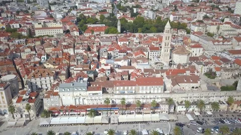 Split Old Town Stock Footage 95104007