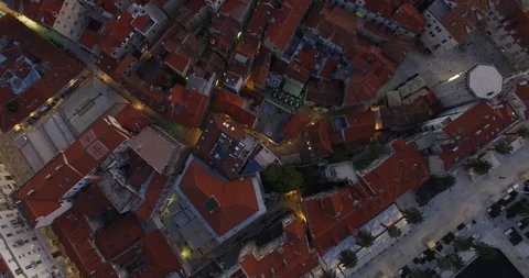 Split Old Town Over Head Stock Footage 118322336