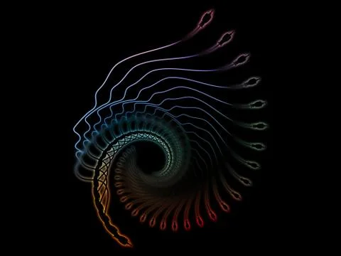 Split Online Personality Illustrazione stock