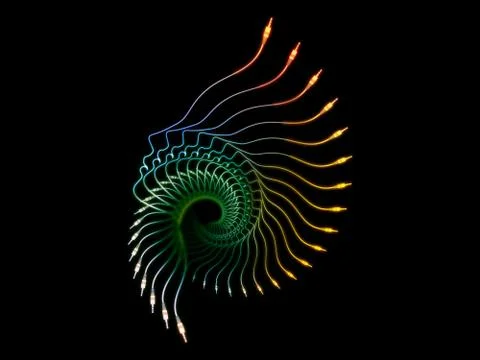 Split Online Personality Illustrazione stock