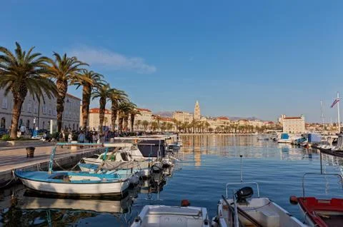 Split panoramic view Stock Photos