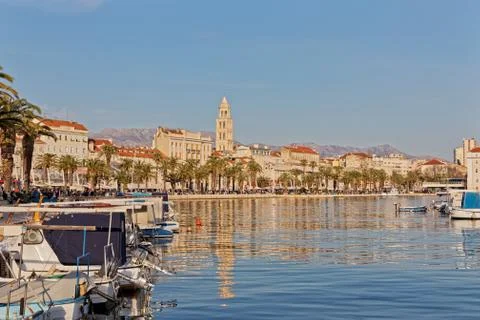 Split panoramic view Stock Photos