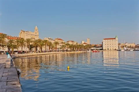 Split panoramic view Foto stock
