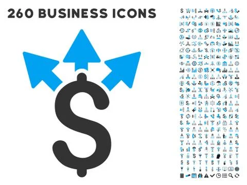 Split Payment Icon with Flat Vector Set Ilustración de archivo