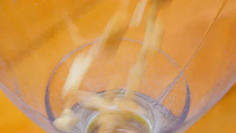 Split pea. Dried, peeled and split seeds of the peas are processed on the farm Stock Footage 199443614