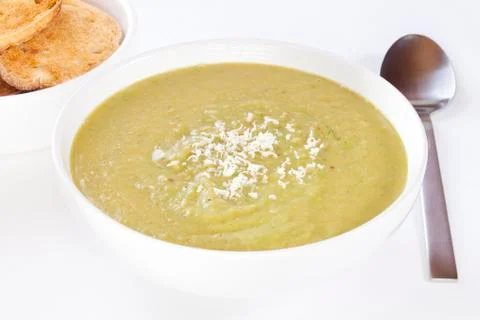Split pea soup Stock Photos