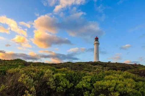 Split Point Lighthouse on the Great Ocean Road, Victoria, Australia Stock Photos