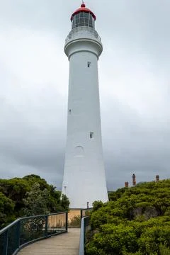 Split Point Lighthouse Great Ocean Road in Victoria, Australia Stock-Fotos