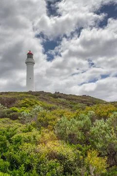 Split Point lighthouse located near Melbourne, Victoria, Australia Stock Photos