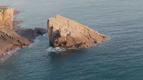 Split Rock Clachtoll Sutherland Scottish Highlands 06 Video stock 130798155
