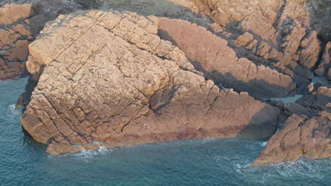 Split Rock Clachtoll Sutherland Scottish Highlands 09 Video stock 130799086