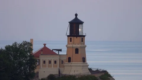 Split Rock Lighthouse Stock Footage 124166247
