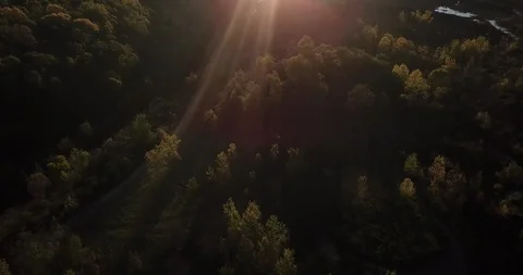 Split Rock Quarry - Pan Forward with Tilt Up Stock-Footage 109136154