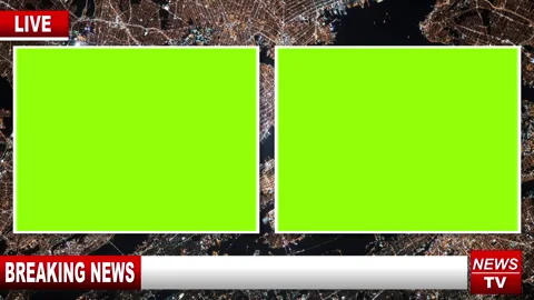 Split Screen News Interview 2 Stock Footage 332807590
