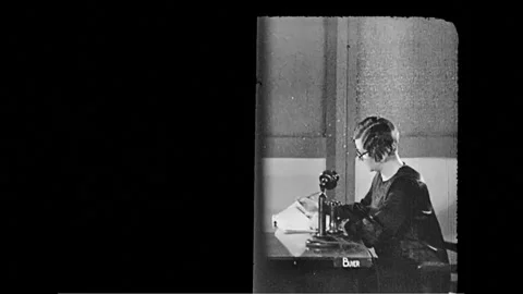 Split Screen Shot With Female Buyer Using Telephone In Office Stock Footage 156515176
