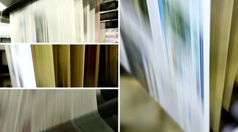 Split Screen of a typography at work. Stock Footage 21439823