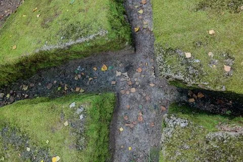 Split Scythian stone. Split stone surface. For graphic design Stock Photos