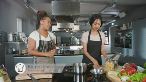 Split Social Media Cooking show 3 Stock Footage 169480958