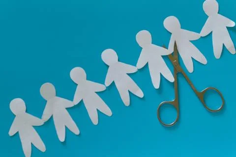 Split up society concept image Stock Photos