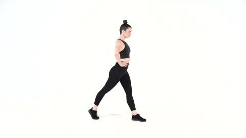 SPLIT SQUAT Stock Footage 166293744