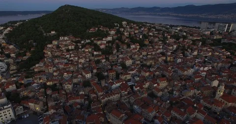 Split Suburbs Views Stock Footage 118321542