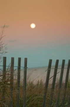 Split Sunset over the Atlantic Foto stock