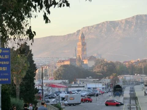 Split in Sunset Stock Photos