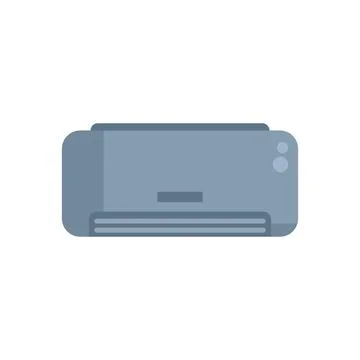 Split system air conditioner cooling using vents Illustrazione stock