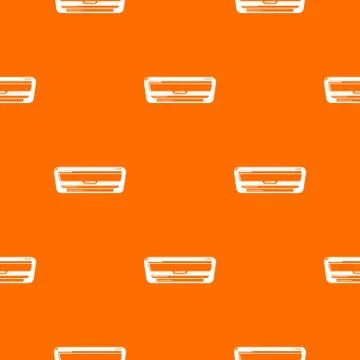 Split system pattern vector orange Illustrazione stock