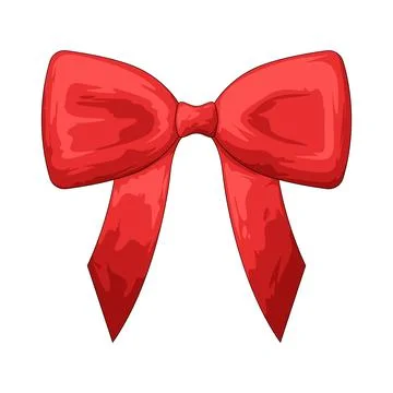 Split tail ribbon illustration Stock Illustration