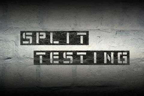 Split testing gr Stock Illustration