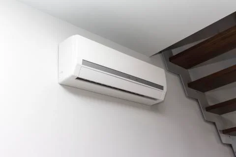 Split unit for conditioning,  heating and cooling Stock Photos