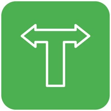 Split Vector Icon Design Illustration Stock Illustration