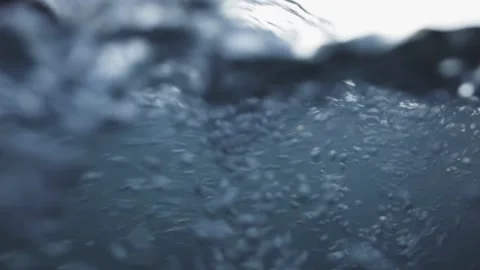 Split view of flowing river. Stock Footage 197072308