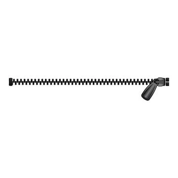 Split zipper icon, cartoon style Stock Illustration