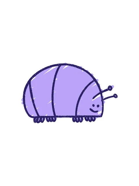 Splitting effect animation of bug Chalk Drawing Stock Footage 324153230