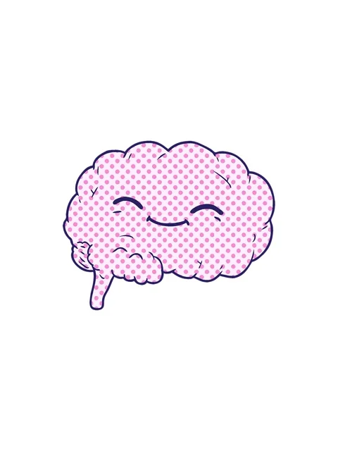 Splitting effect animation of cartoon brain 動画素材 324363831