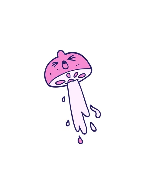 Splitting effect animation of cartoon doodle squirting lemon Stock Footage 324169199