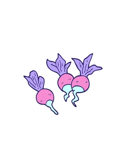 Splitting effect animation of cartoon doodle beetroot plants Stock Footage 324210187
