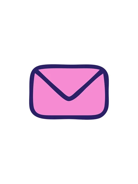 Splitting effect animation of a cartoon of a paper envelope Stock Footage 324385568