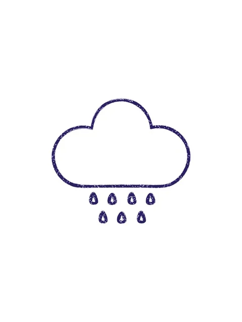 Splitting effect animation of Cloud chalky Drawing Stock Footage 324307086
