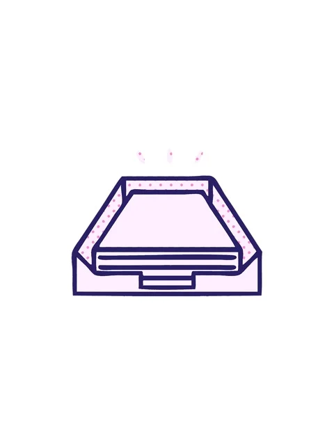 Splitting effect animation of comic book style cartoon of a paper stack in tr Stock Footage 324062265
