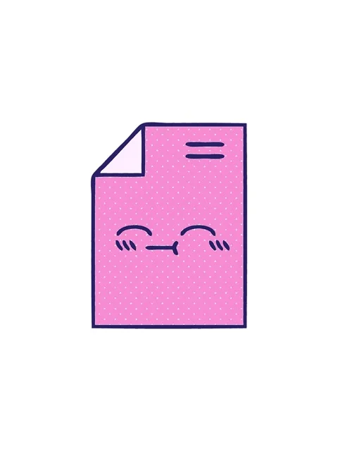 Splitting effect animation of comic book style cartoon of a sheet of paper Stock Footage 324186682