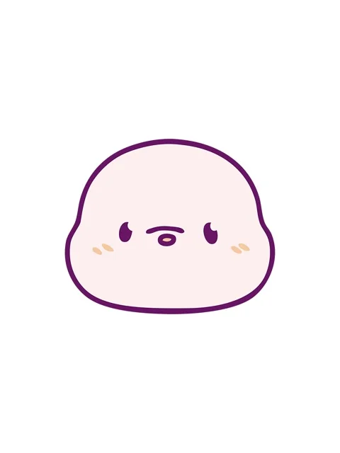 Splitting effect animation of cute cartoon of a little seal face in bright .. Stock Footage 323597689