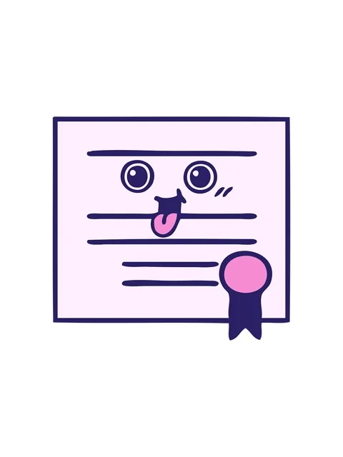 Splitting effect animation of cute cartoon of a graduation diploma Stock Footage 324070018